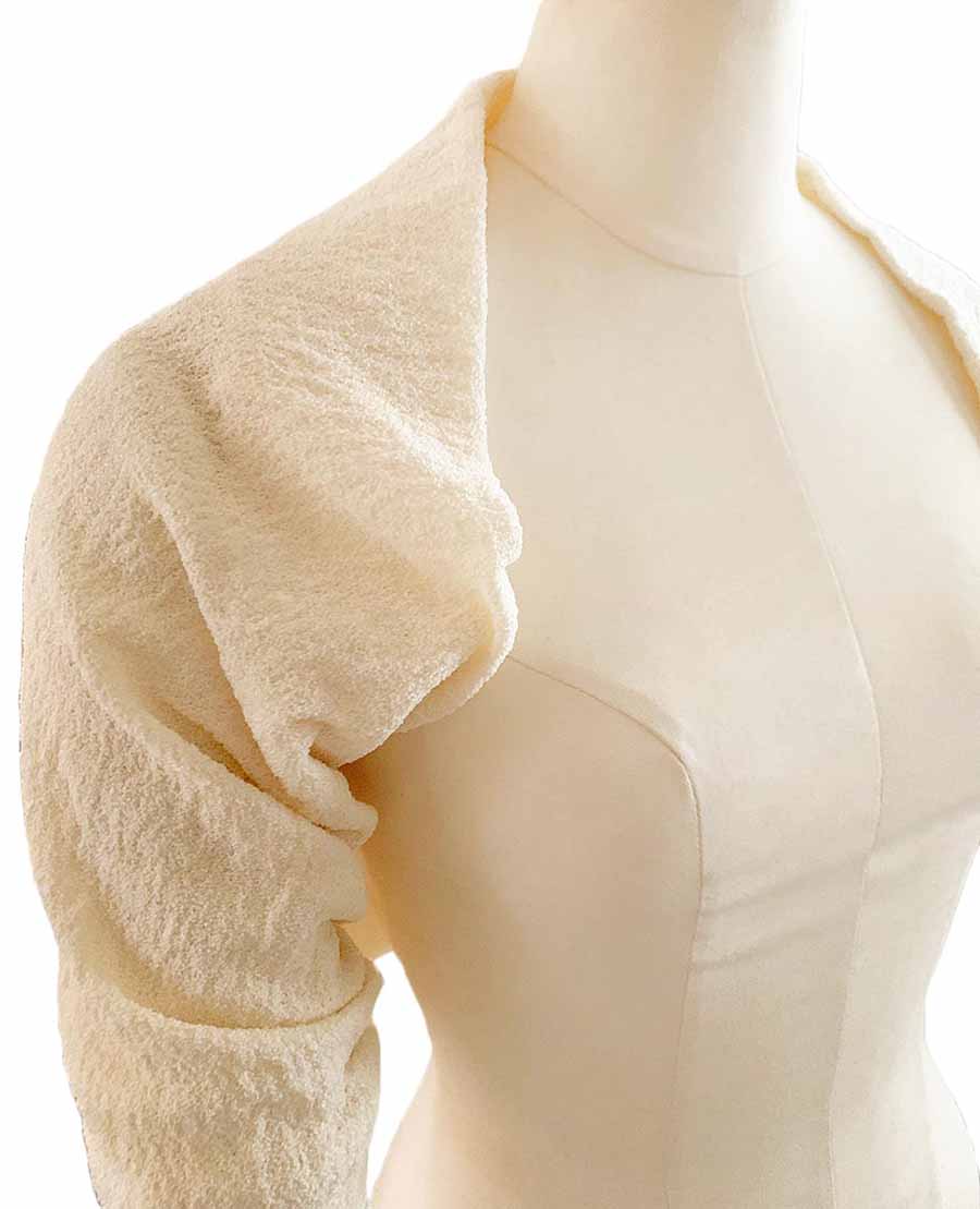 ストレッチタイプのショール風ボレロの画像5枚目