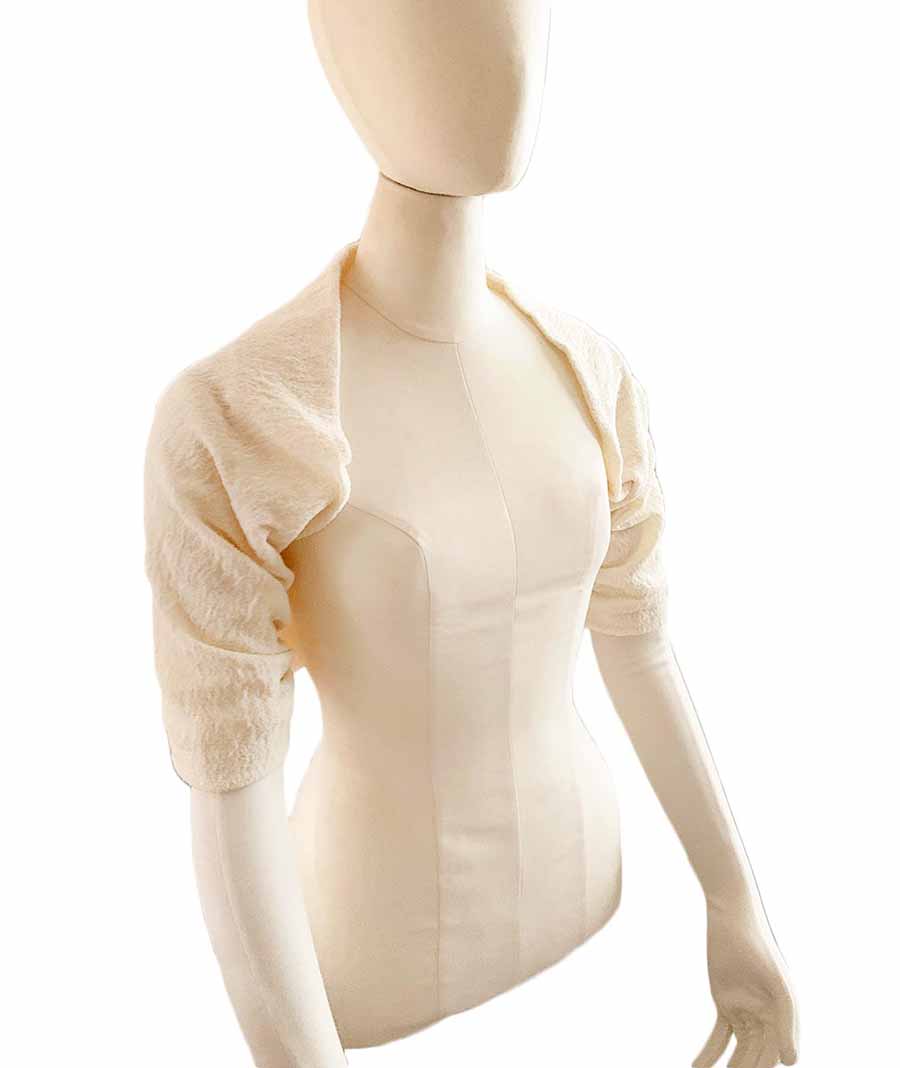 ストレッチタイプのショール風ボレロの画像11枚目