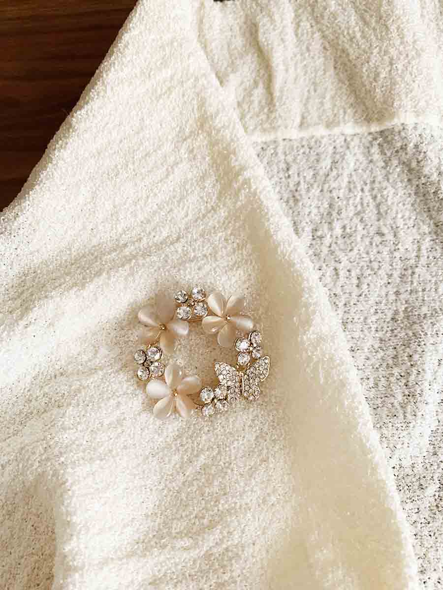 ストレッチタイプのショール風ボレロの画像12枚目