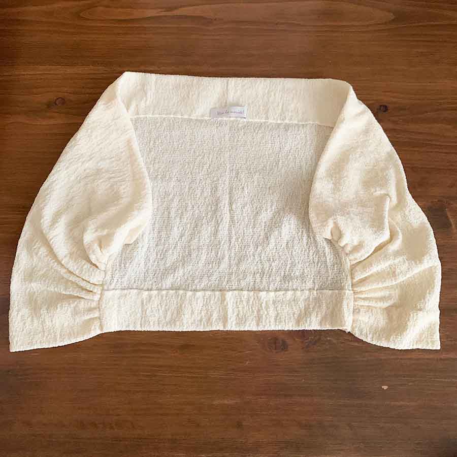 ストレッチタイプのショール風ボレロの画像13枚目