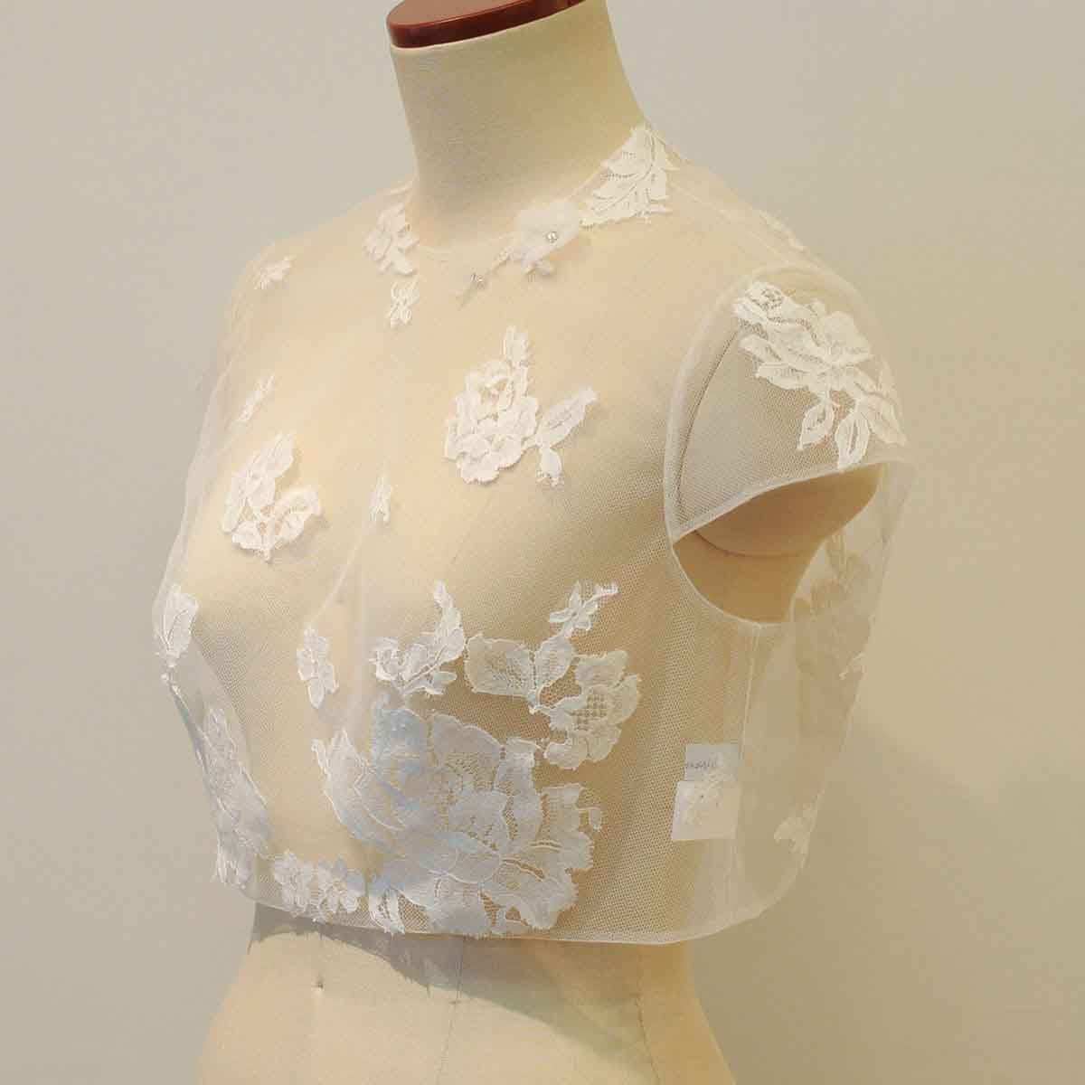 可憐なレースボレロ (後ろ明きタイプ) LLの画像2枚目