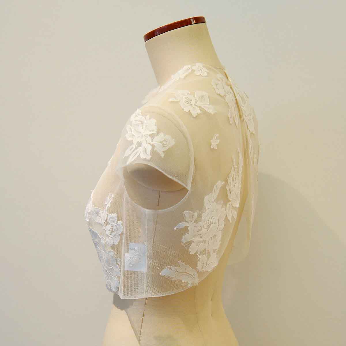 可憐なレースボレロ (後ろ明きタイプ) LLの画像3枚目