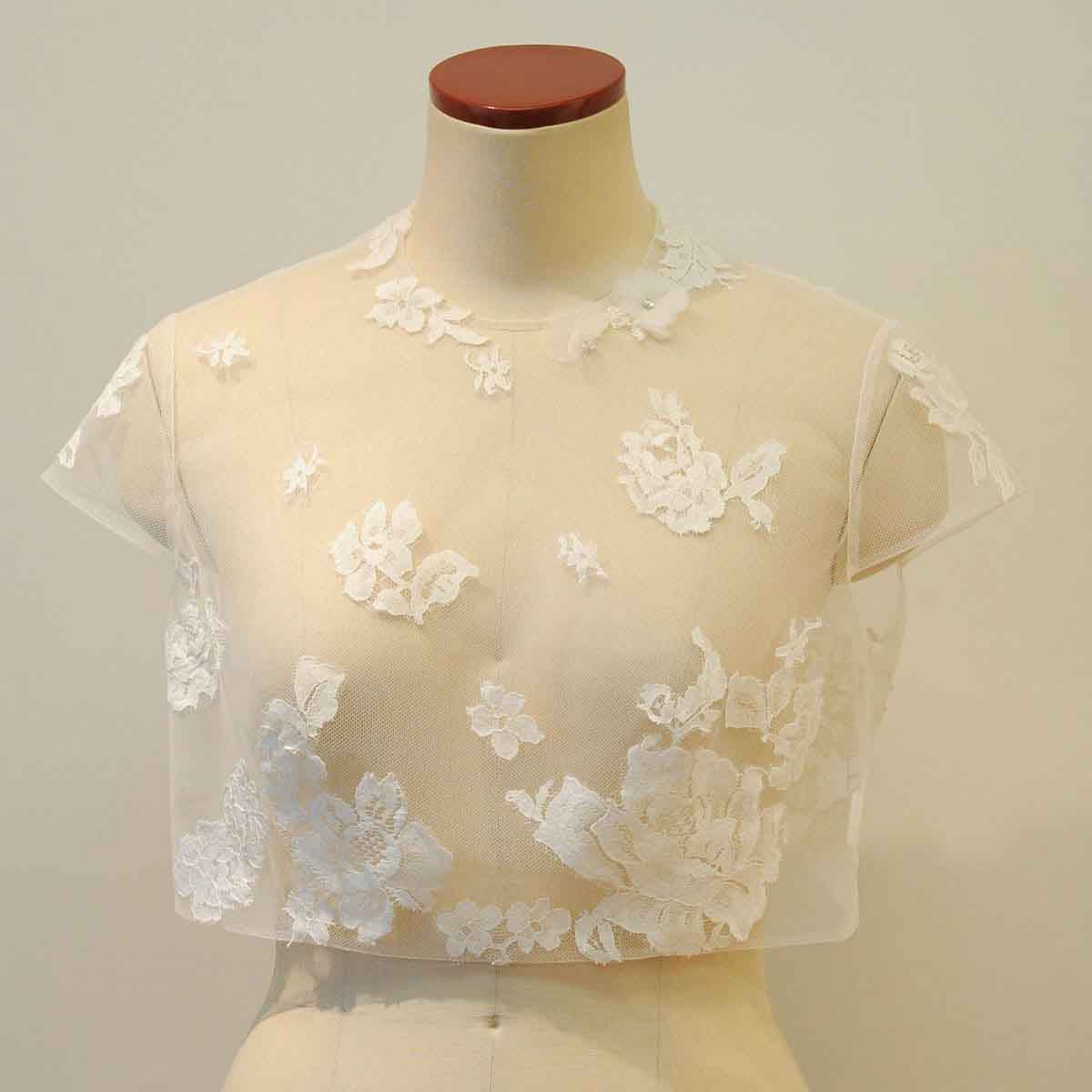 可憐なレースボレロ (後ろ明きタイプ) LLの画像14枚目