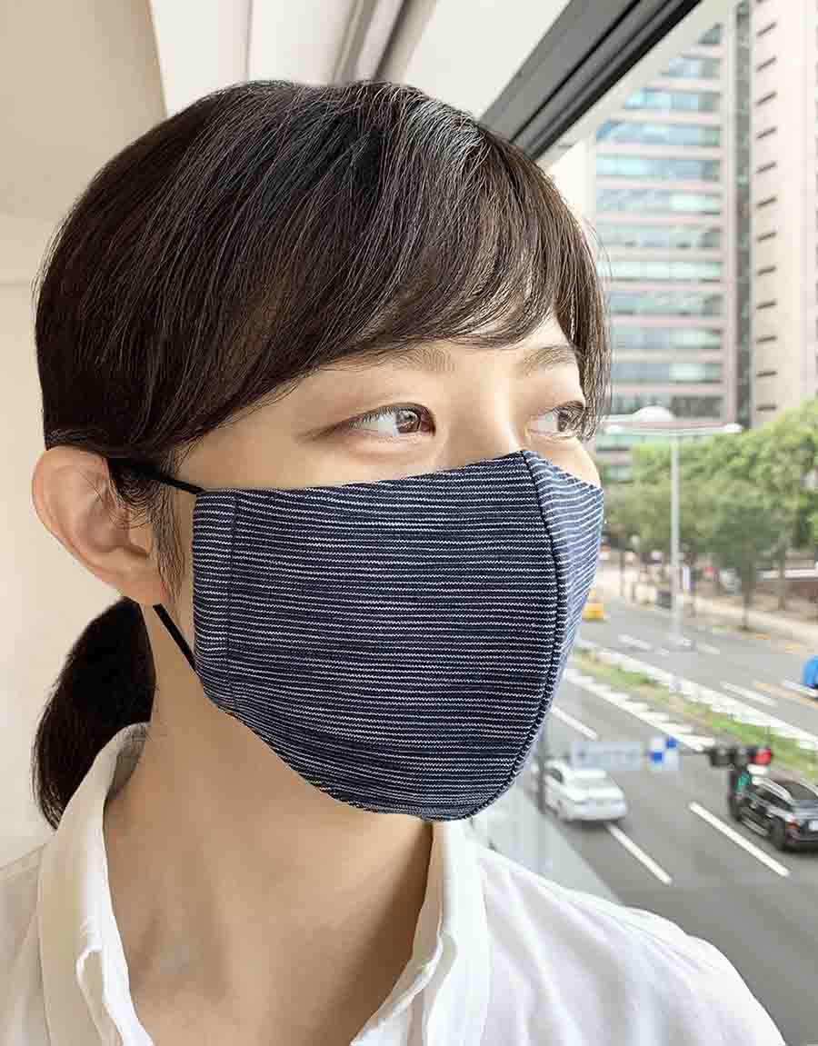 立体布マスク 高島ちぢみ 3枚セットの画像8枚目