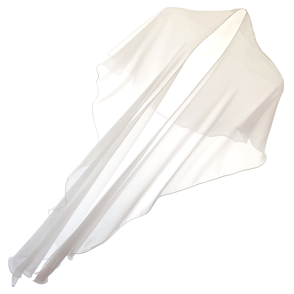 シフォンジョーゼットのU字型ストール の画像11枚目