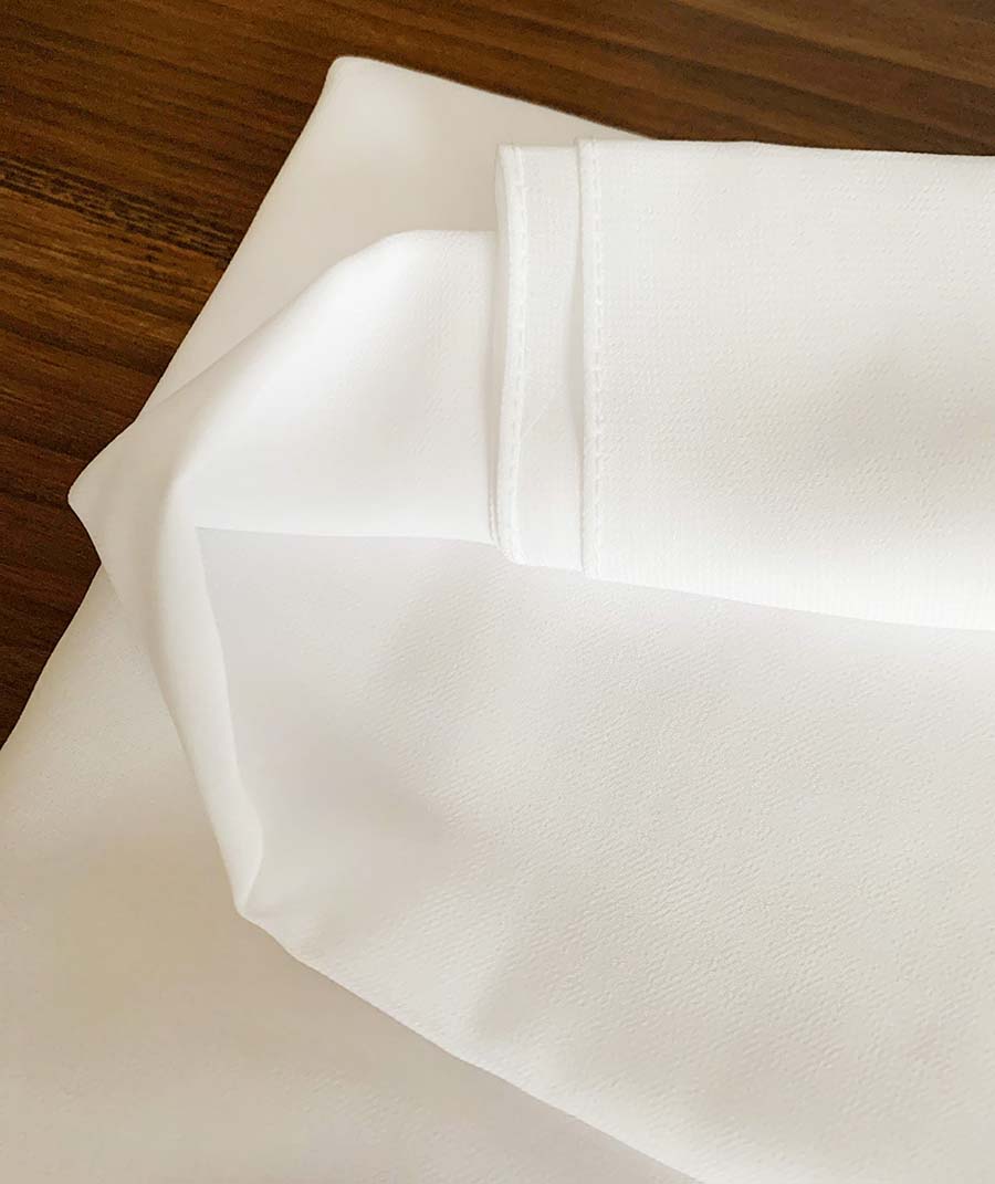 シフォンジョーゼットのソフトドレープショール の画像9枚目