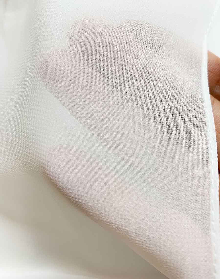 シフォンジョーゼットのソフトドレープショール の画像10枚目