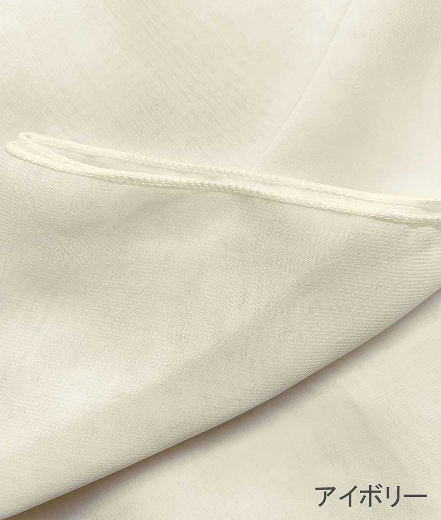 シフォンジョーゼットのソフトドレープショール の画像15枚目