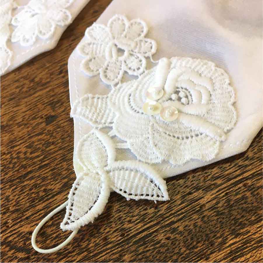 新品 フィンガーレスグローブ ホワイトの画像2枚目