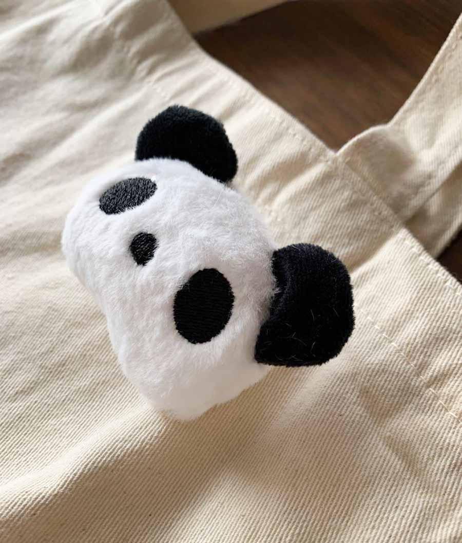 パンダぬいぐるみブローチ 3点セットの画像7枚目