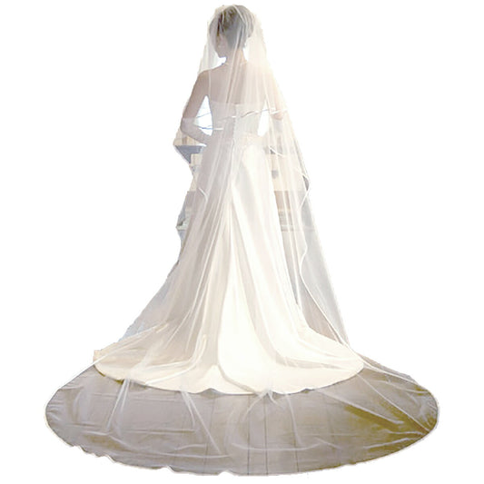 2段ロングベール(パイピング) 300cm 3色ありの画像1枚目