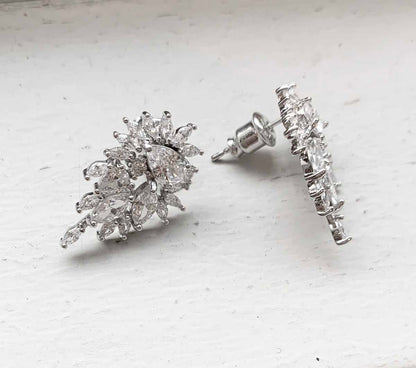 きらめくクリスタルピアス　の画像3枚目